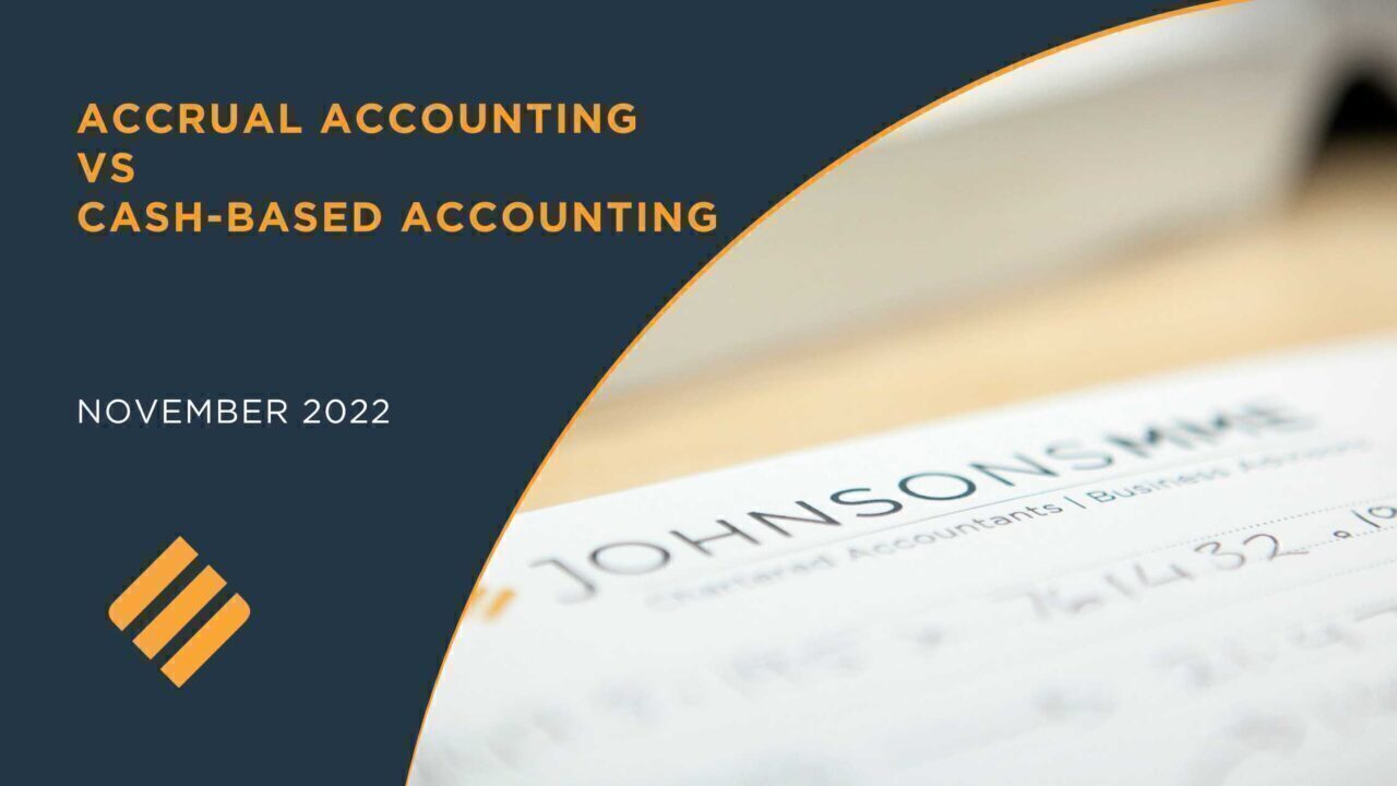 Accrual accounting Vs Cashbased accounting Johnsons MME