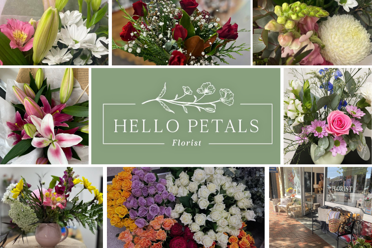 Hello Petals Collage